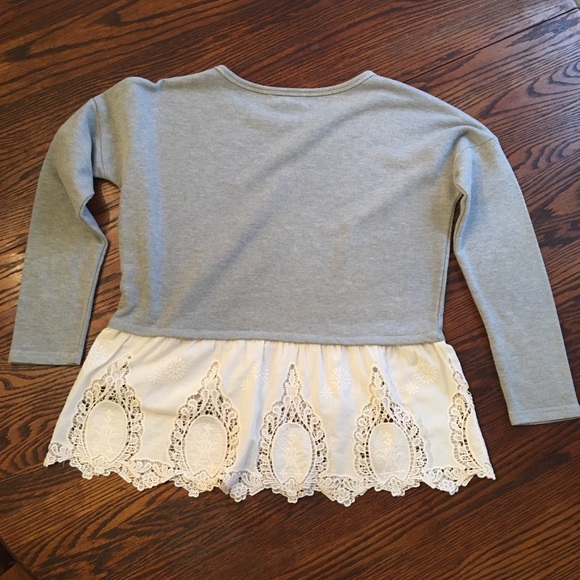 Adorable Altar’d State Ruffled Sweatshirt - Picture 2 of 4